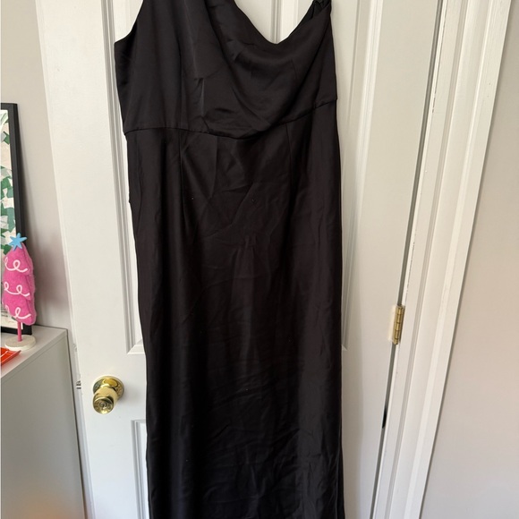 BHLDN Chic Black One-Shoulder Dress - Picture 3 of 3